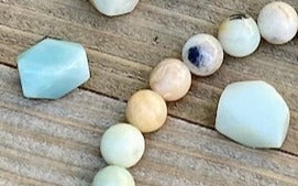 Amazonite Bracelet with Amazonite Center Bead